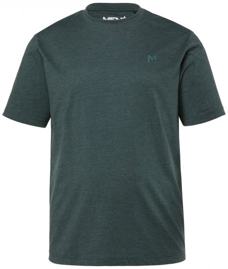 Men+ 276 T-Shirt Rundhals Dunkelgrün - Herren-T-shirts - Herren-T-Shirts in großen Größen