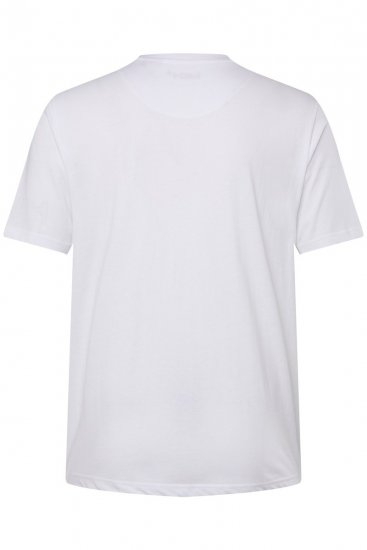 Men+ 279 T-Shirt V-Ausschnitt Weiß - Herren-T-shirts - Herren-T-Shirts in großen Größen
