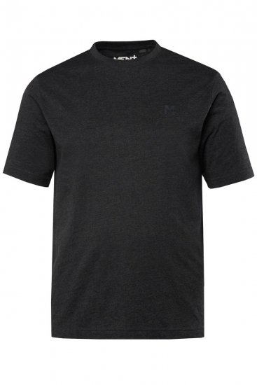 Men+ 285 T-Shirt Rundhals Schwarz 2er-Pack - Herren-T-shirts - Herren-T-Shirts in großen Größen