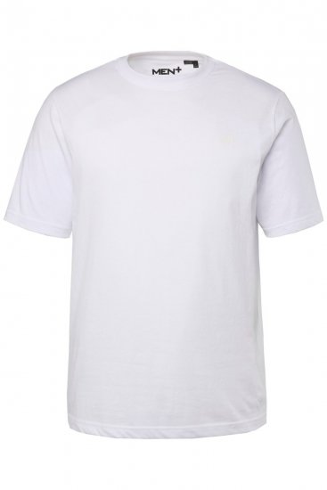 Men+ 285 T-Shirt Rundhals Weiß 2er-Pack - Herren-T-shirts - Herren-T-Shirts in großen Größen