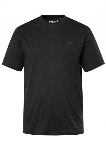 Men+ 299 T-Shirt V-Ausschnitt Schwarz 2er-Pack - Herren-T-shirts - Herren-T-Shirts in großen Größen