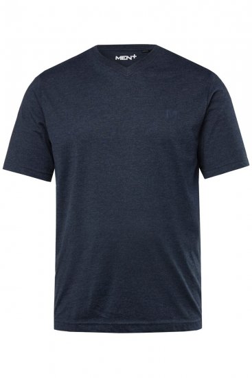 Men+ 299 T-Shirt V-Ausschnitt Dunkelblau 2er-Pack - Herren-T-shirts - Herren-T-Shirts in großen Größen