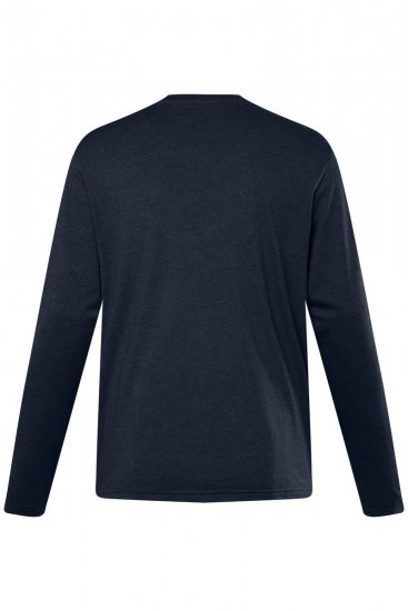 Men+ 307 T-Shirt Langarm Dunkelblau - Herren-T-shirts - Herren-T-Shirts in großen Größen
