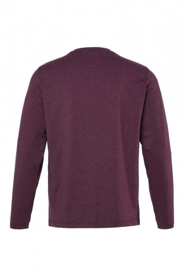 Men+ 307 T-Shirt Langarm Dunkle Pflaume - Herren-T-shirts - Herren-T-Shirts in großen Größen