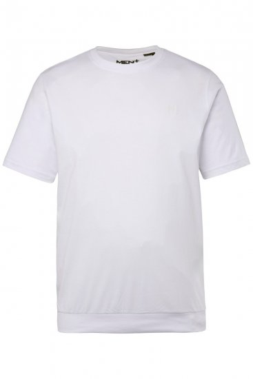 Men+ 311 T-Shirt Bauchfit Weiß 2er-Pack - Herren-T-shirts - Herren-T-Shirts in großen Größen