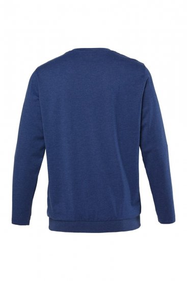 Men+ 313 T-Shirt Langarm Bauchfit Nachtblau - Herren-T-shirts - Herren-T-Shirts in großen Größen