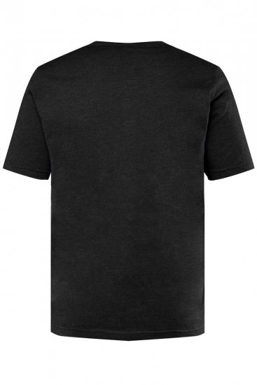 Men+ 365 Henleyshirt Schwarz - Herren-T-shirts - Herren-T-Shirts in großen Größen