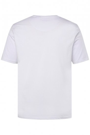 Men+ 365 Henleyshirt Weiß - Herren-T-shirts - Herren-T-Shirts in großen Größen