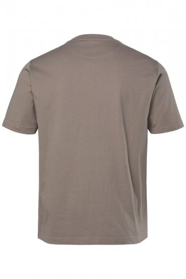 Men+ 424 T-Shirt Trout Trophy Graubraun - Herren-T-shirts - Herren-T-Shirts in großen Größen