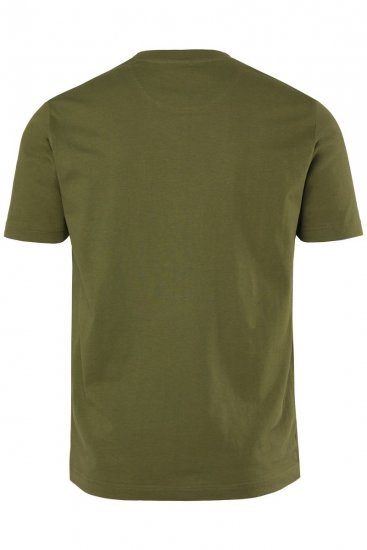 Men+ 424 T-Shirt Trout Trophy Dunkeloliv - Herren-T-shirts - Herren-T-Shirts in großen Größen