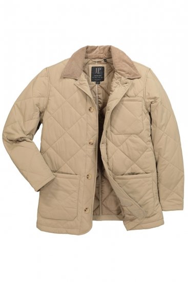 JP1880 836628 Steppjacke im Westernstil Dunkelbeige - Herren jacken - Herren Jacken in großen Größen