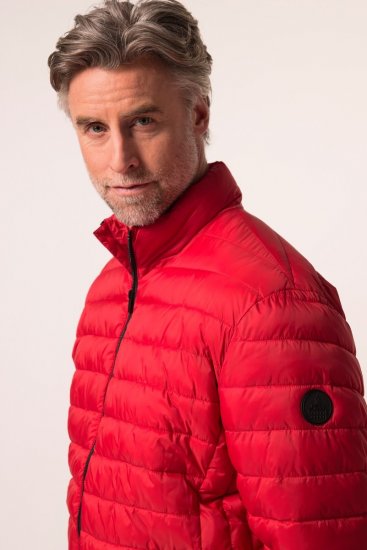 Boston Park 638 Steppjacke Bauchfit mit Stehkragen Rot - Herren jacken - Herren Jacken in großen Größen