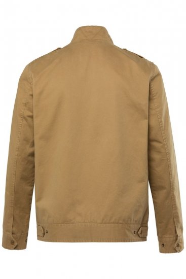 Men+ 641 Baumwolljacke mit Stehkragen Camel - Herren jacken - Herren Jacken in großen Größen