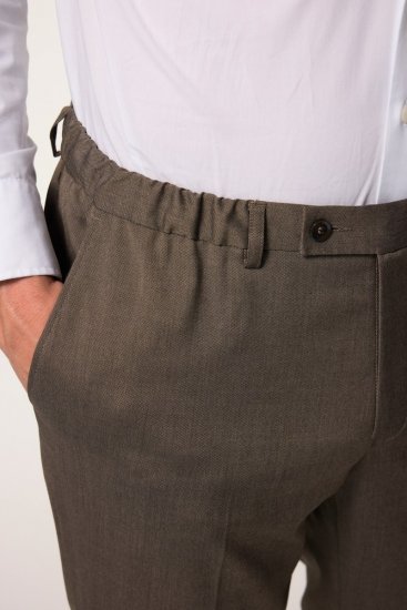 JP1880 Amalfi Flexnamic Anzughose Khakigrün - Herrenanzüge und -blazer - Herrenanzüge und -blazer in großen Größen