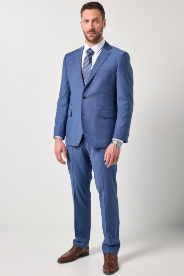 JP1880 Amalfi Flexnamic Anzughose Tiefblau - Herrenanzüge und -blazer - Herrenanzüge und -blazer in großen Größen