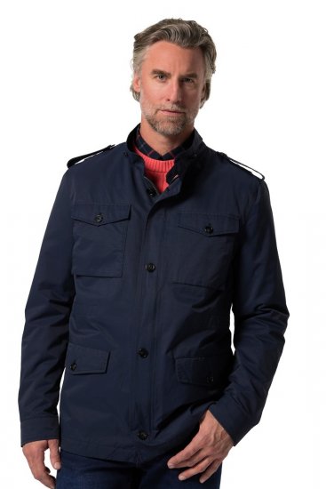 Boston Park 779 Fieldjacket mit Stehkragen Dunkelblau - Herren jacken - Herren Jacken in großen Größen