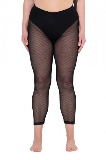 Ulla Popken 836800 Strumpfleggings Schwarz - Strumpfhosen & Socken - 