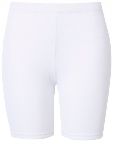 Ulla Popken 836805 Gepunktete Anti-Scheuer-Radler Weiß - Anti-Scheuer-Radler - 