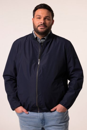 Men+ 823 Ultraleichte Bomberjacke Bauchfit Dunkelblau - Herren jacken - Herren Jacken in großen Größen