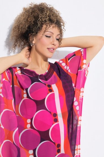 Ulla Popken 836864 Kleid Rosa - Kaftane - 