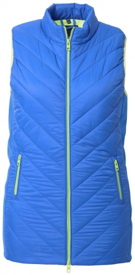 Ulla Popken 837409 Gesteppte HYPRAR Weste Blau - Westen - 