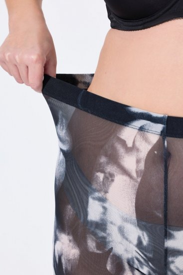Ulla Popken 837679 Gemusterte Anti-Scheuer-Radler Dunkelblau - Anti-Scheuer-Radler - 