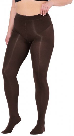Ulla Popken 837870 Strumpfhose 100 den Braun - Strumpfhosen & Socken -