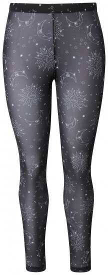 Ulla Popken 837935 Gemusterte Strumpfleggings Schwarz - Strumpfhosen & Socken - 