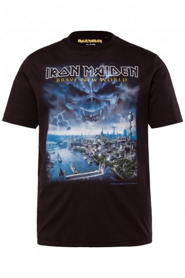 JP1880 Iron Maiden Brave New World T-Shirt Black - Herren-T-shirts - Herren-T-Shirts in großen Größen