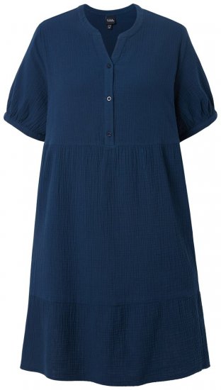 Ulla Popken 838567 Kurzärmliges Kleid Mehrfarbig - Midikleider - Midikleider für Damen in großen Größen