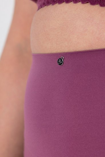 Ulla Popken 838675 Slips mit hoher Taille Dunkellila - Slips - 