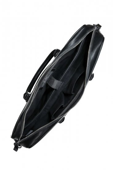 JP1880 838828 Laptoptasche aus Leder Schwarz - Taschen - 