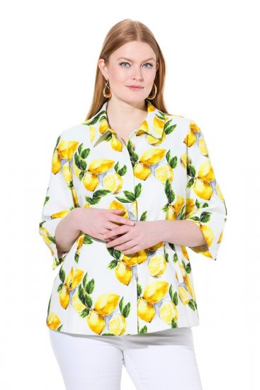 Ulla Popken 838952 Jacke Weiß - Jacken - Damenjacken in großen Größen