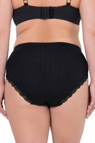 Ulla Popken 839167 Slips mit Spitze 4er-Pack Mehrfarbig - Slips - 