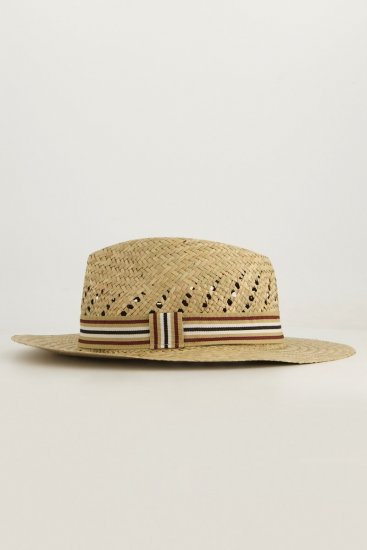 JP1880 Straw Hat Woven Yellow - Accessoires - Herren-Accessoires