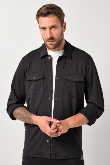 JAY-PI FLEXNAMIC® Sweat-Overshirt Black - Herren jacken - Herren Jacken in großen Größen