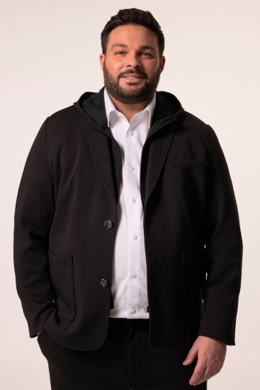 Men+ 205 Bilbao Flexlastic Jerseysakko Schwarz - Herrenanzüge und -blazer - Herrenanzüge und -blazer in großen Größen