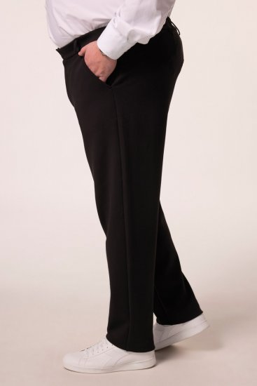 Men+ 207 Bilbao Flexlastic Jersey-Chinohose Schwarz - Herrenanzüge und -blazer - Herrenanzüge und -blazer in großen Größen