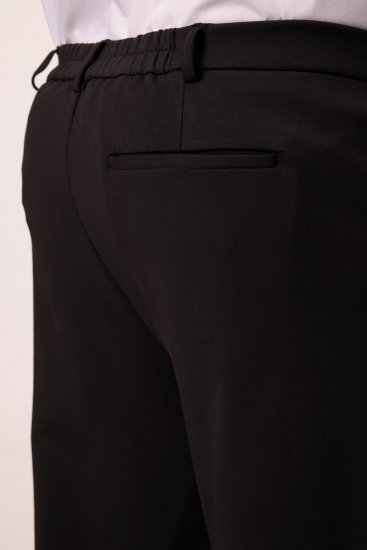 Men+ 207 Bilbao Flexlastic Jersey-Chinohose Schwarz - Herrenanzüge und -blazer - Herrenanzüge und -blazer in großen Größen