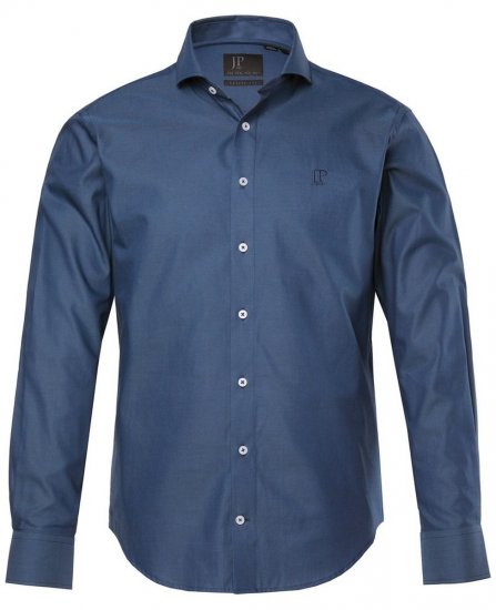 JP1880 Business Shirt Long Sleeve Blue - Herrenhemden - Herrenhemden in großen Größen