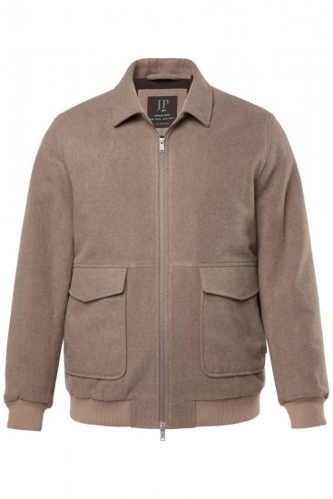 JP1880 Blouson Jacket Lightweight and Warm Brown - Herren jacken - Herren Jacken in großen Größen