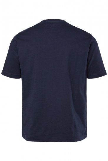 JP1880 T-Shirt Short Sleeve Chest Print Navy - Herren-T-shirts - Herren-T-Shirts in großen Größen