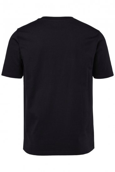 JP1880 T-Shirt Chest Print Bone Force Black - Herren-T-shirts - Herren-T-Shirts in großen Größen