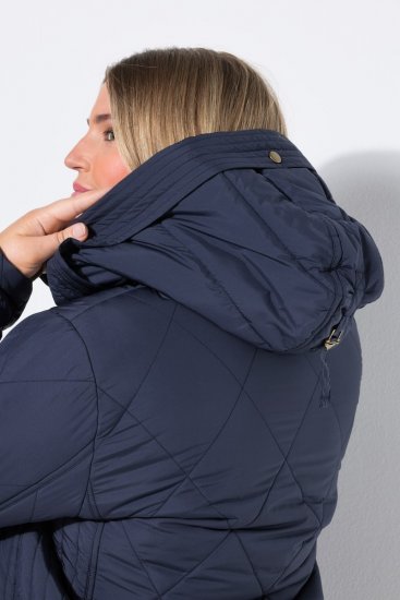 Ulla Popken 841360 Steppjacke Dunkelblau - Jacken - Damenjacken in großen Größen