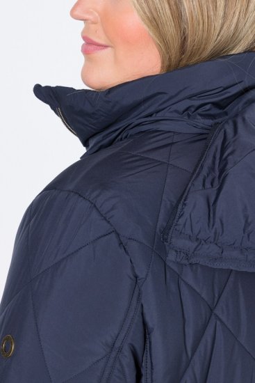 Ulla Popken 841360 Steppjacke Dunkelblau - Jacken - Damenjacken in großen Größen