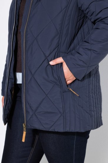 Ulla Popken 841360 Steppjacke Dunkelblau - Jacken - Damenjacken in großen Größen