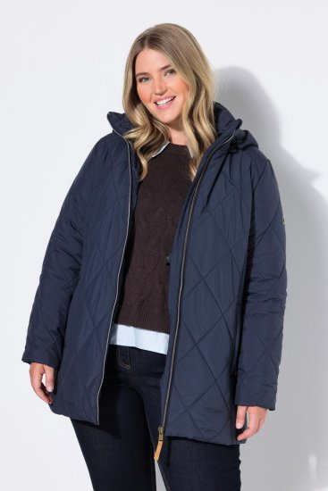 Ulla Popken 841360 Steppjacke Dunkelblau - Jacken - Damenjacken in großen Größen