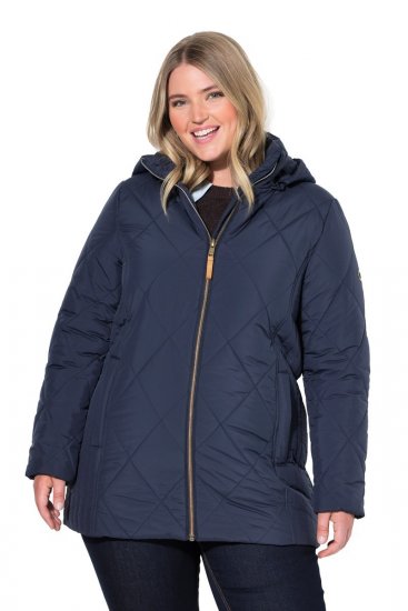 Ulla Popken 841360 Steppjacke Dunkelblau - Jacken - Damenjacken in großen Größen