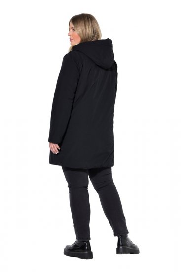 Ulla Popken 841398 Mantel Schwarz - Mäntel - Damenmäntel in großen Größen