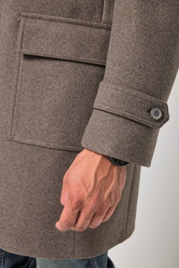JP1880 Coat Flexnamic Quilted Insert Grey TALL - TALL jacken - TALL Jacken für große Herren